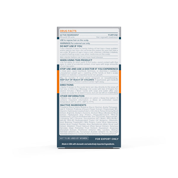 FOLIGAIN Napredna obnova kose za muškarce Minoksidil 5% + Trioxidil 5%