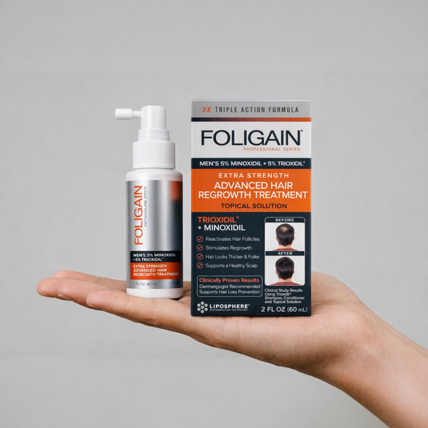 FOLIGAIN Napredna obnova kose za muškarce Minoksidil 5% + Trioxidil 5%